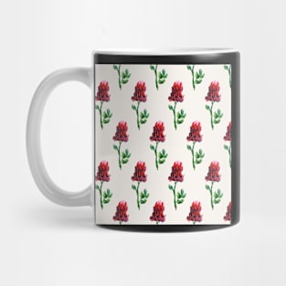 Watercolor flowers (beige) Mug